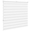 vidaXL Zebra Blind White 160x150 cm Fabric Width 155.9 cm Polyester