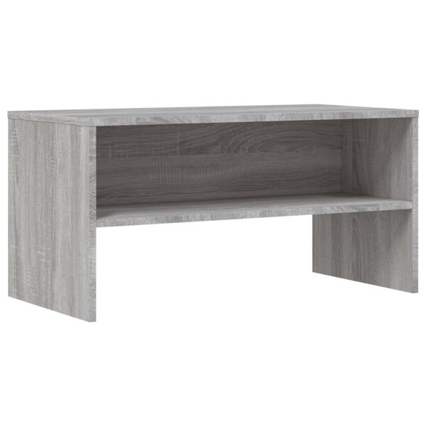 vidaXL TV Cabinet Grey Sonoma 80x40x40 cm Engineered Wood