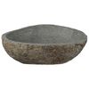 vidaXL Riverstone basin Light Grey 52 x 40 x 15 cm River Stone
