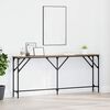vidaXL Console Table Artisan oak 180 x 23 x 75 cm