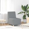 vidaXL Modular Sofa Unit Armless 3 pcs Light Grey 55 x 74 x 82 cm