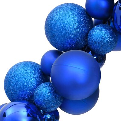 vidaXL Christmas Balls Garland Blue 175 cm Polystyrene