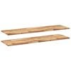 vidaXL Floating Shelves 2 pcs 140x40x2 cm Oil Finished