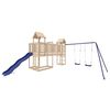 vidaXL Outdoor Playset | Natural wood | Solid pine wood | Large | Seats Many