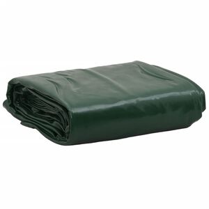 vidaXL Tarpaulin 650g / m&sup2; Green 1 x 2.5 m Canvas with PVC Coating