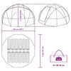 vidaXL Camping Tent with Roof Blue 475 x 475 x 235 cm Polyester
