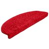 vidaXL Stair Mats 10 pcs 65x21x4 cm Red Half Round Large