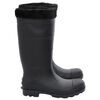 vidaXL Rian Boots with Removable Socks Black Size 43 PVC