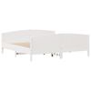 vidaXL Bed Frame without Mattress White 160x200 cm Solid Wood Pine