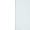 vidaXL Fireplace Glass Plate Rectangular 80x50 cm