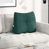 vidaXL Back Pillow Dark Green 60 x 24 x 50 cm Fabric