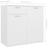 vidaXL Sideboard White 80x36x75 cm Engineered Wood