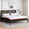 vidaXL Mattress White and Grey 200 x 200 cm Memory Foam