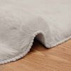 vidaXL Faux Rabbit Fur Rug Olite Beige &Oslash; 80 cm Polyester