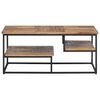 vidaXL Coffee Table 90x50x39 cm Solid Reclaimed Teak
