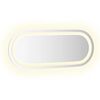 vidaXL LED Bathroom Mirror 50x20 cm Oval