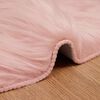 vidaXL Faux Sheepskin Rug Tafalla Pink 50 x 80 cm Polyester