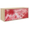 vidaXL Wall-mounted TV Cabinet AACHEN 102 x 33 x 40 cm Sonoma Oak