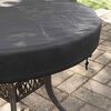vidaXL Outdoor Table Cover Black 72 x 72 x 10 cm 420D Oxford Fbric