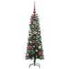 vidaXL Artificial Christmas Tree with 150 LEDs with Stand Green 120 cm