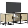 vidaXL TV Cabinet Sonoma Oak 100x35x41 cm Engineered Wood and Metal