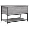 vidaXL Storage Bench Grey Sonoma 70x42.5x47 cm Engineered Wood