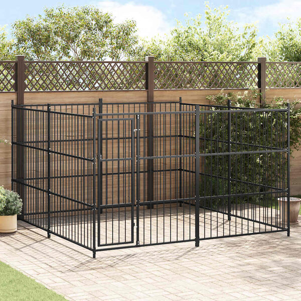 vidaXL Outdoor Dog Kennel 300x300x185 cm
