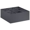 vidaXL Garden Planter Anthracite 100 x 100 x 20 cm Cold-rolled Steel