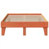vidaXL Bed Frame without Mattress Wax Brown 120x200 cm Solid Wood Pine