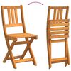 vidaXL Bistro Set 3 pcs Brown Solid acacia wood
