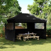 vidaXL Party Tent Folding Black 279 x 410 x 315 cm Oxford Fabric