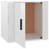 vidaXL Bedside Cabinet High Gloss White 50x39x47 cm