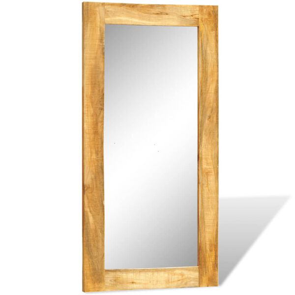 vidaXL Wall Mirror with Solid Wood Frame 120 x 60 cm
