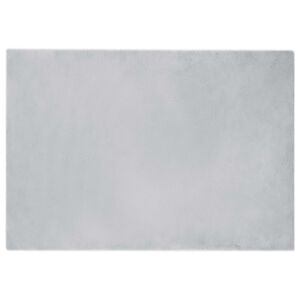 vidaXL Faux Rabbit Fur Rug Olite Grey 140 x 200 cm Polyester
