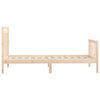 vidaXL Bed Frame without Mattress Solid Wood Pine 100x200 cm