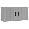 vidaXL 4 Piece TV Cabinet Set Grey Sonoma Engineered Wood