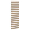vidaXL Zebra Blind Sand Brown 70x230 cm Fabric Width 65.9 cm Polyester