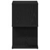 vidaXL Bedside Cabinet Black Oak 50 x 30 x 51,5 cm Engineered Wood