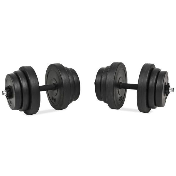 vidaXL 18 Piece Dumbbell Set 40 kg