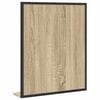 vidaXL Bathroom Mirror Black 50 x 12 x 60 cm Glass and Engineered Wood