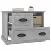 vidaXL Bedside Cabinet Concrete Grey 60x39x45 cm