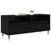 vidaXL TV Cabinet with Drawer Black Oak 100 x 34.5 x 44.5 cm