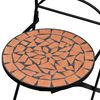 vidaXL Folding Bistro Chairs 2 pcs Ceramic Terracotta