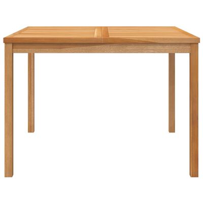vidaXL Garden Dining Table 110x110x77 cm Solid Teak Wood