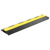 vidaXL Cable Protector Ramps 4 pcs 2 Channels Rubber 101.5 cm