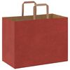 vidaXL Paper Bags 250 pcs with Handles Red 32x17x25 cm