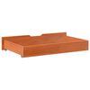 vidaXL Under-Bed Drawers 2 pcs Wax Brown 90x55x17 cm Solid Wood Pine