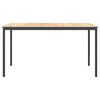 vidaXL Bar Table Natural 200 x 100 x 105 cm Solid Pine Wood