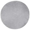 vidaXL Faux Sheepskin Rug Tafalla Grey Ø 160 cm Polyester