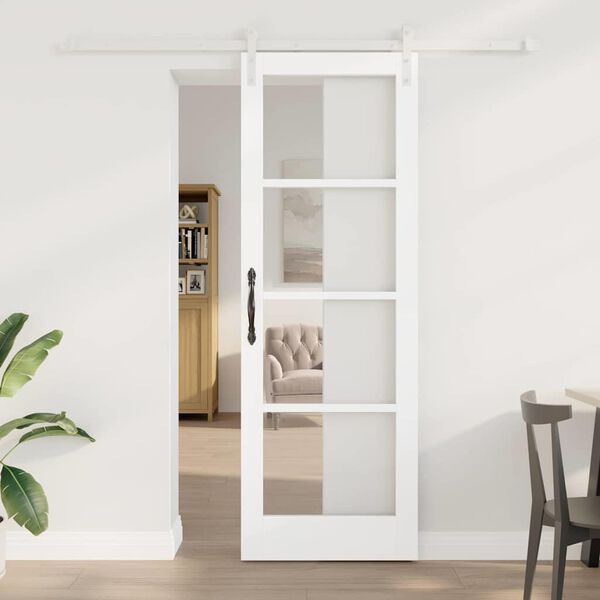 vidaXL Sliding Door ORKDAL White 73.5 x 211 cm